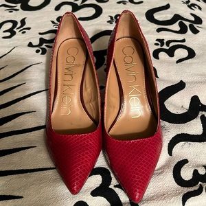Calvin Klein Red Pumps 8